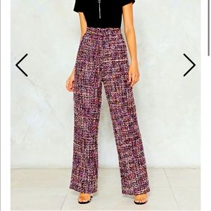 Nasty Gal for Anthropology Take The Tweed Pants
